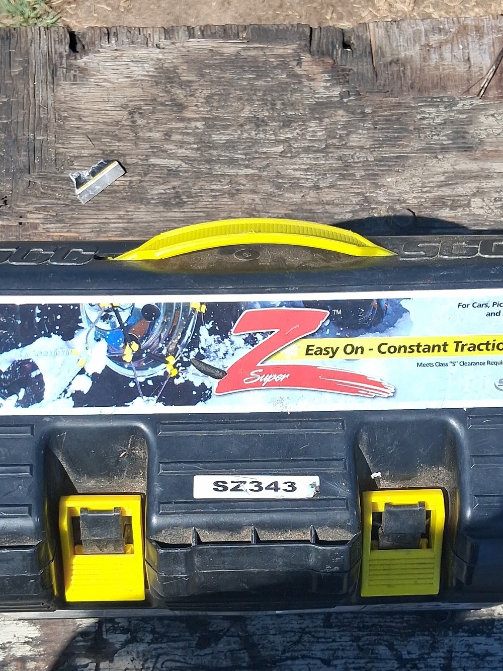 Yellow & Black Portable Tool Organizer Case